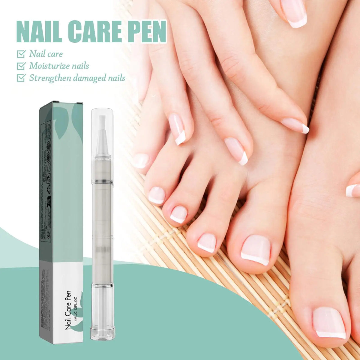 Nail Care Pen Fingernails Toenail Tea Tree Oil for Nails Cuticle Repair Nail Treatment Nail Nutrition Vitamin E Aloe Nail Pen