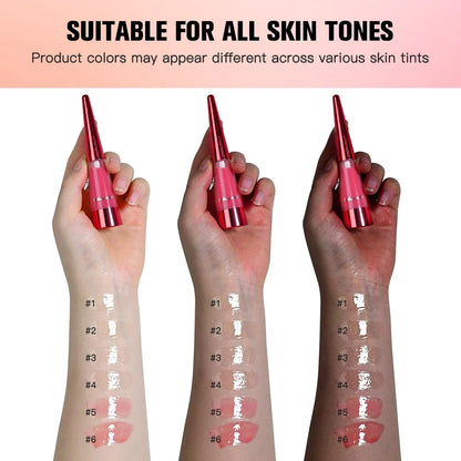 Lakerain Lip Plumper Moisturizing Lip Gloss Transparent Plump Lips Care Lip Stuffer Gift Korean Cosmetics