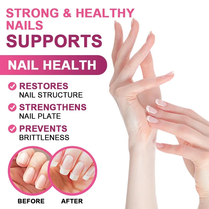 Powerful Hydrolyzed Collagen Capsules with Hyaluronic Acid Antioxidant Skin Hair Nails Health With Vitamins&amp;Minerals