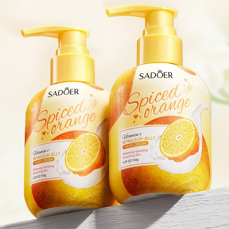 150g SADOER Fruits Hand Cream Moisturizing Whitening Anti Wrinkles Anti-Aging Hydrating Hands Skin Care Products
