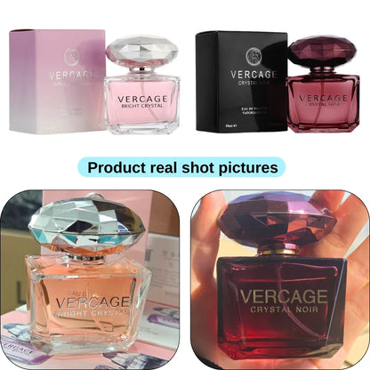 Osmanthus, Peony, and Pomegranate Fragrance Perfume for Women - Crystal Diamond Series, Light and Elegant Scent parfum
