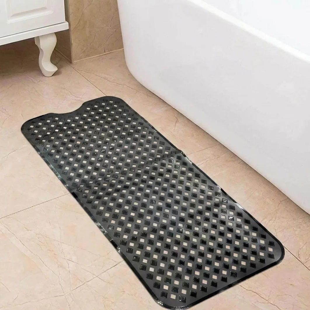 1pc Cartoon Extra Long Bathtub Mat 40x100cm Non Slip Bath Mat for Bathroom Tubs Shower Mats with Suction Cups &amp; Drain Holes