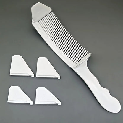 1/3Pcs Barber Hair Comb Kit Flat Top Hair Cutting Fading Stying Fade Comb  Men Fade Brush Salon Hair Tool Accessories
