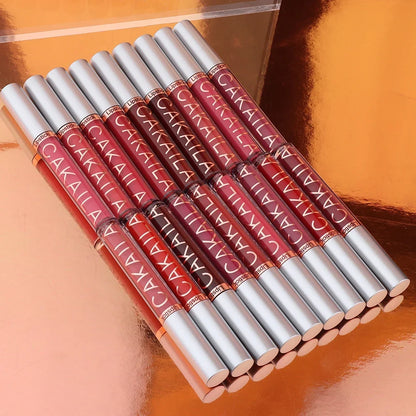 CAKAILA 6-Color Lip Gloss Lipstick Set Liquid Matte Velvet Matte Women&