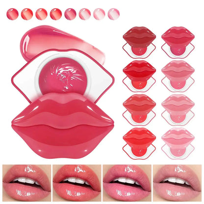Korean Lip Sleeping Mask Overnight Hydration Repair Balm For Dry Chapped Lips Care Beauty Treatment Gel