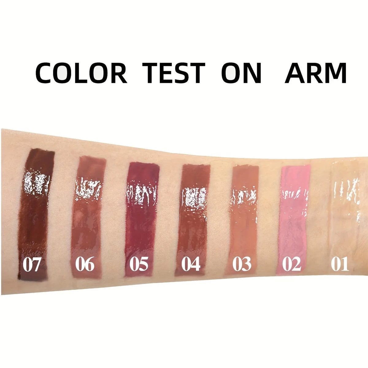 Hydrating Crystal Lip Oil - Plumping &amp; Moisturizing Gloss with Tinted Shades for All Skin Types