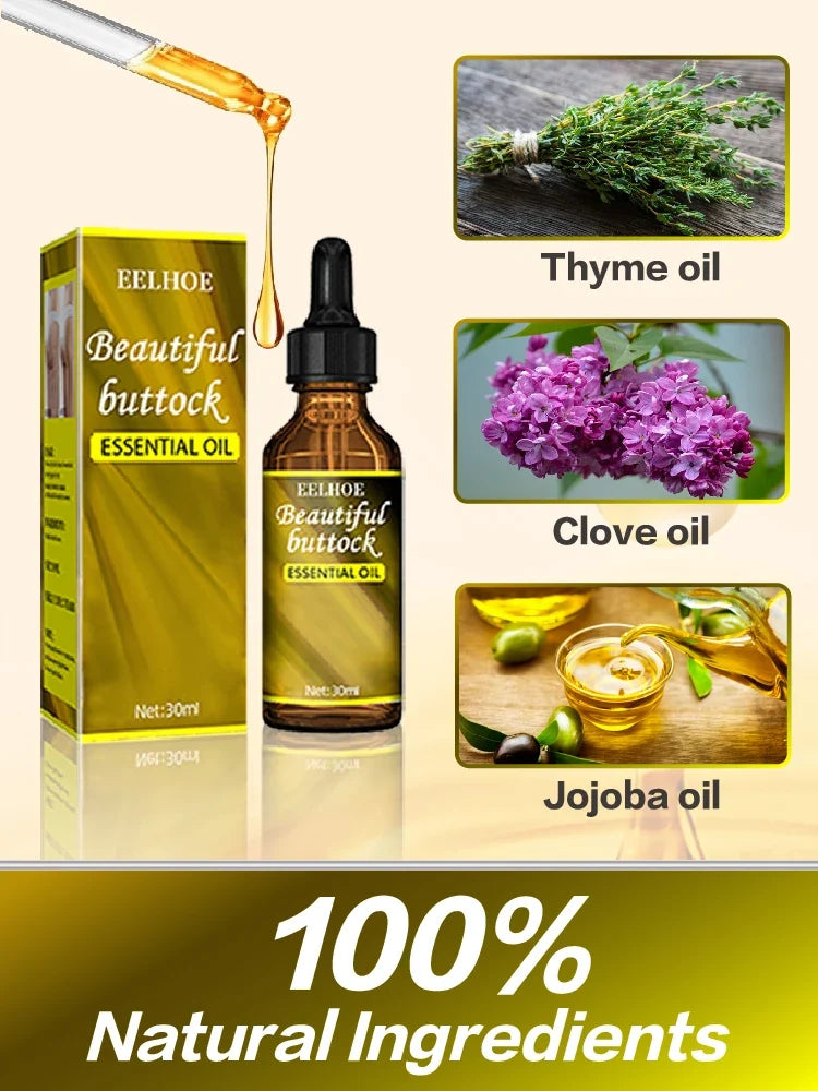 Hip Up Essential Oil Buttock Enlargement Cream Effective Lifting &amp; Firming Butt Hip Lift Beauty Big Ass