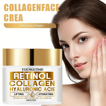 Retinol Face Cream Moisturizing Wrinkle Remover Collagen Hyaluronic Acid Creams Skin Care Cosmetic for Women&amp;Men