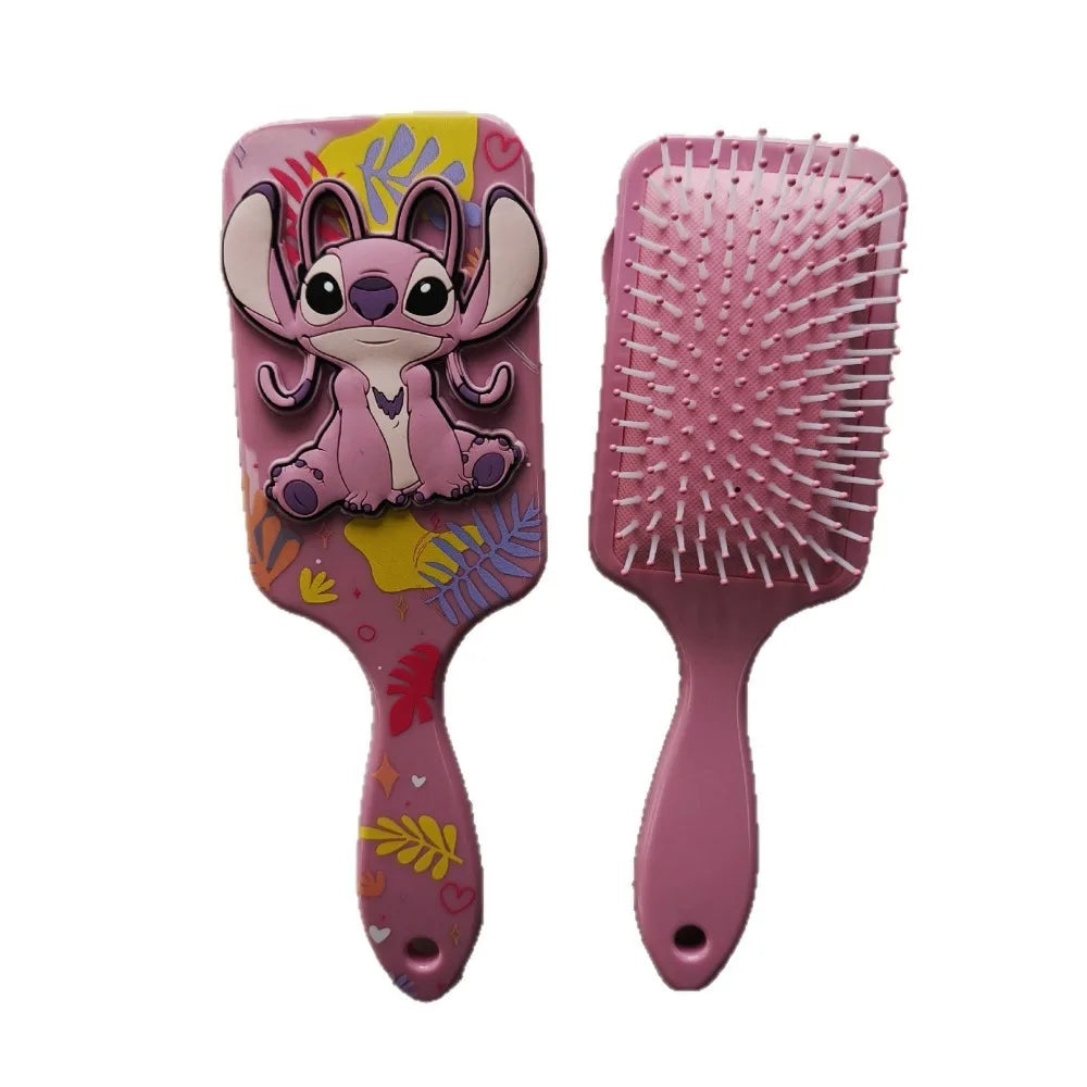 Lilo &amp; Stitch Comb Disney Cartoon Series Anime Cute Stitch Peripheral Air Cushion Massage Comb Children Girl Student Comb Gifts