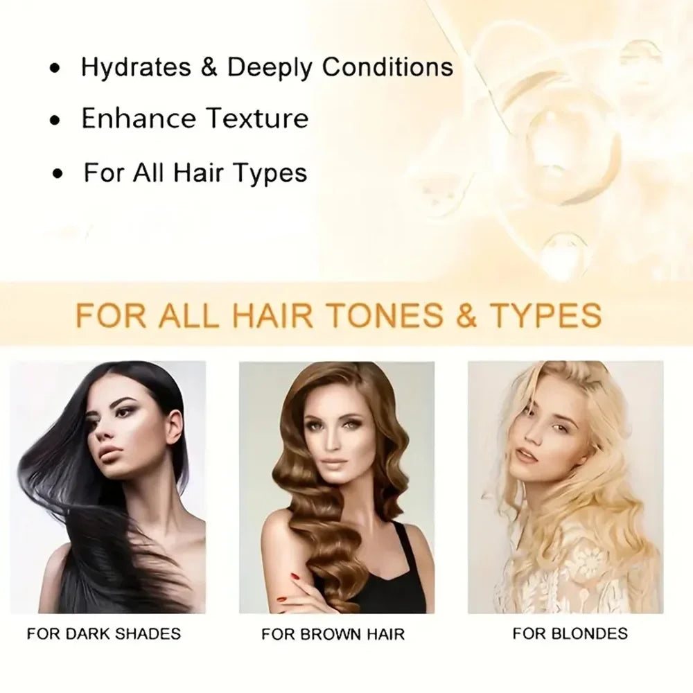 Keratin Hair Mask Moisturizer Conditioner Soft Smooth Frizz Damaged Hair Care Repair Damaged Hair Restore Shine Hair Mask