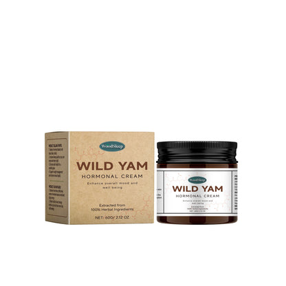 Wild Yam Cream Progesteron Hormone Regulation Balancing Tightening Smoothing Moisturizing Wrinkles Removing Women&