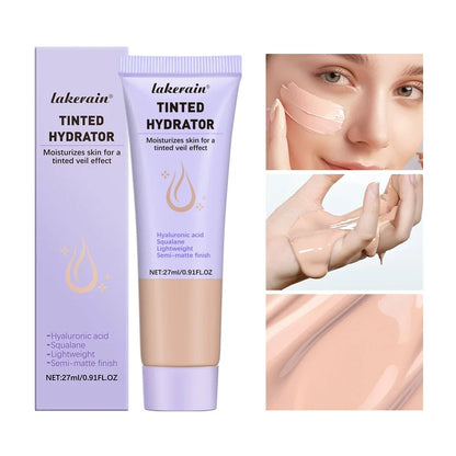 High Coverage CC cream Foundation Tinted Hydrator Matte Finish Light Oil-Free Moisturizing Makeup Hyaluronic Acid Sheer