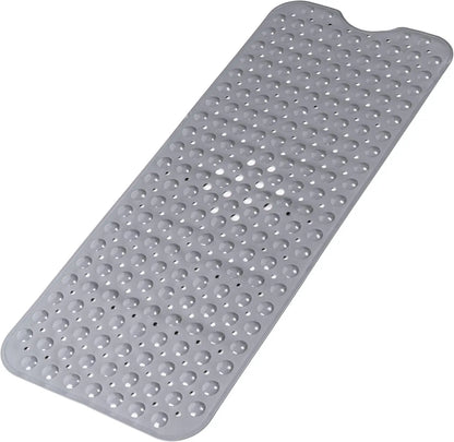 1pc Cartoon Extra Long Bathtub Mat 40x100cm Non Slip Bath Mat for Bathroom Tubs Shower Mats with Suction Cups &amp; Drain Holes