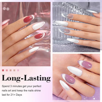 6pcs 7.5ml New Popular Reflective Cat&