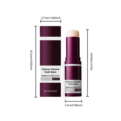 Calcium Volume Multi Balm Hydrating Anti Aging Fade Fine Lines Firming Skin Brightening Nourishing Collagen Moisturing Stick