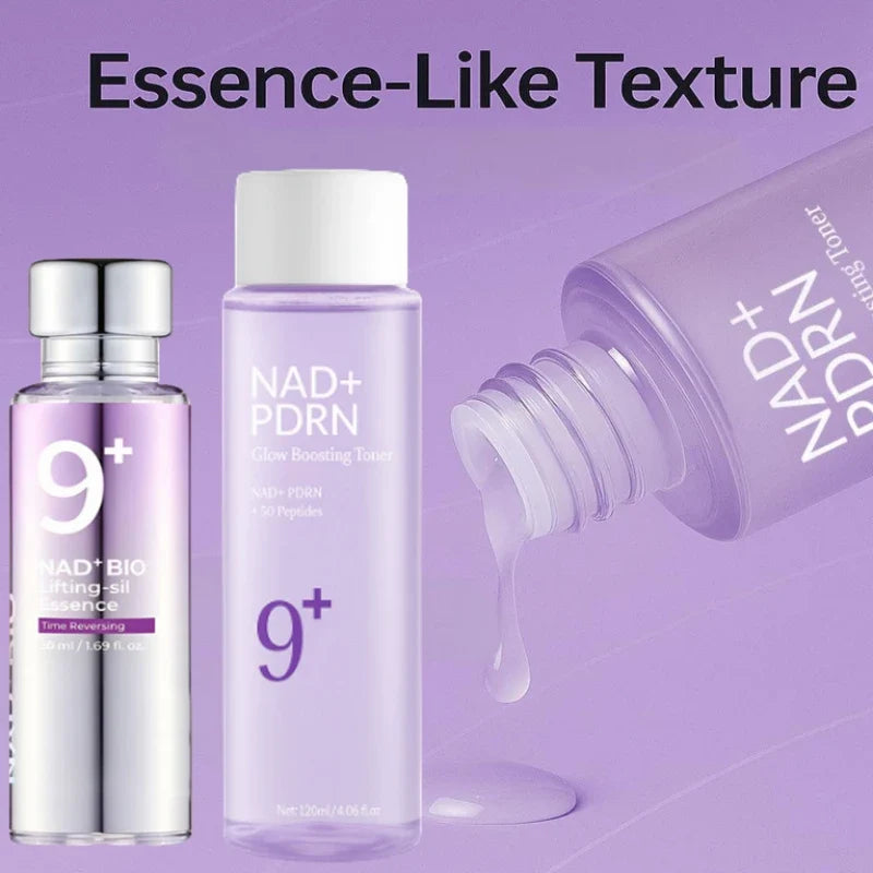 NAD+ BIO Lifting-sil Firming Serum,Peptides Glowing Boosting Toner,Korean Dull Skin Care,Fade Fine Lines Elasticity Essence