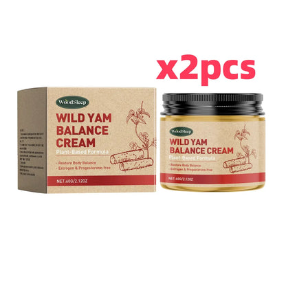 Wild Yam Cream Progesteron Hormone Regulation Balancing Tightening Smoothing Moisturizing Wrinkles Removing Women&