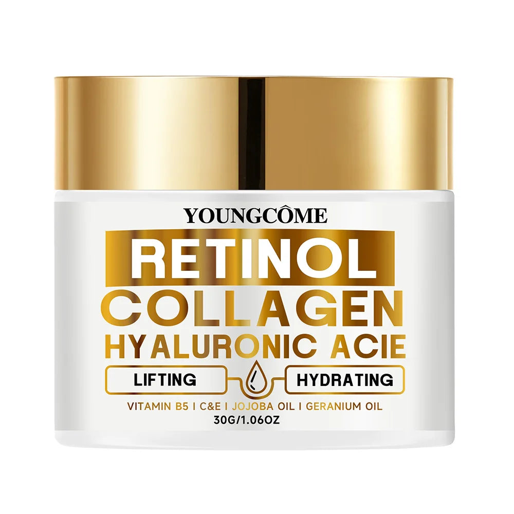 Retinol Face Cream Moisturizing Wrinkle Remover Collagen Hyaluronic Acid Creams Skin Care Cosmetic for Women&amp;Men