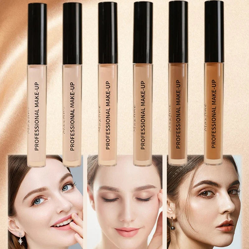 Concealer liquid pen covers and modifies blemishes spots acne marks facial make-up and brightens skin tone