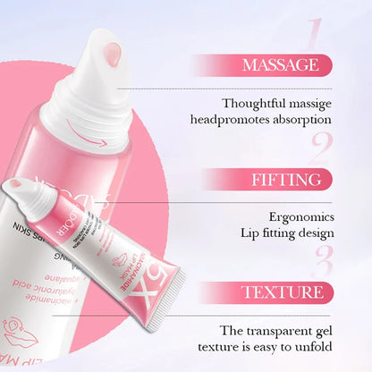 5X Niacinamide Plumping Lip Mask – Intense Hydration &amp; Anti-Dryness for Soft, Pink Lips | Care Chapped Lips Overnig 10g/pc