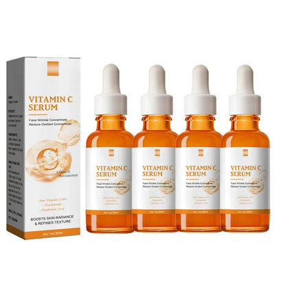 Vitamin C Wrinkle Remover Face Serum Lifting Firming Fade Fine Lines Anti-aging Essence Whitening Brighten Nourish Skin Care
