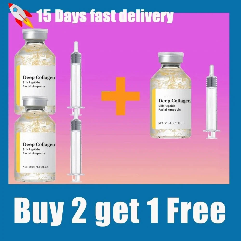 Silk Peptide Intensive Lifting Ampoule |Anti-Aging Serum For Face With Collagen &amp; 30 Peptide Complex  Skin Tightening &amp; Firming