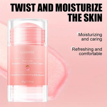 LGRAMER Peach Hand and Foot Cream  Deeply moisturizes and nourishes the skin of the feet, gentle and non-irritating / anti-crack