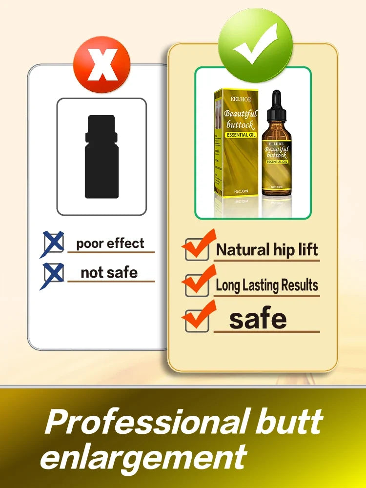 Hip Up Essential Oil Buttock Enlargement Cream Effective Lifting &amp; Firming Butt Hip Lift Beauty Big Ass