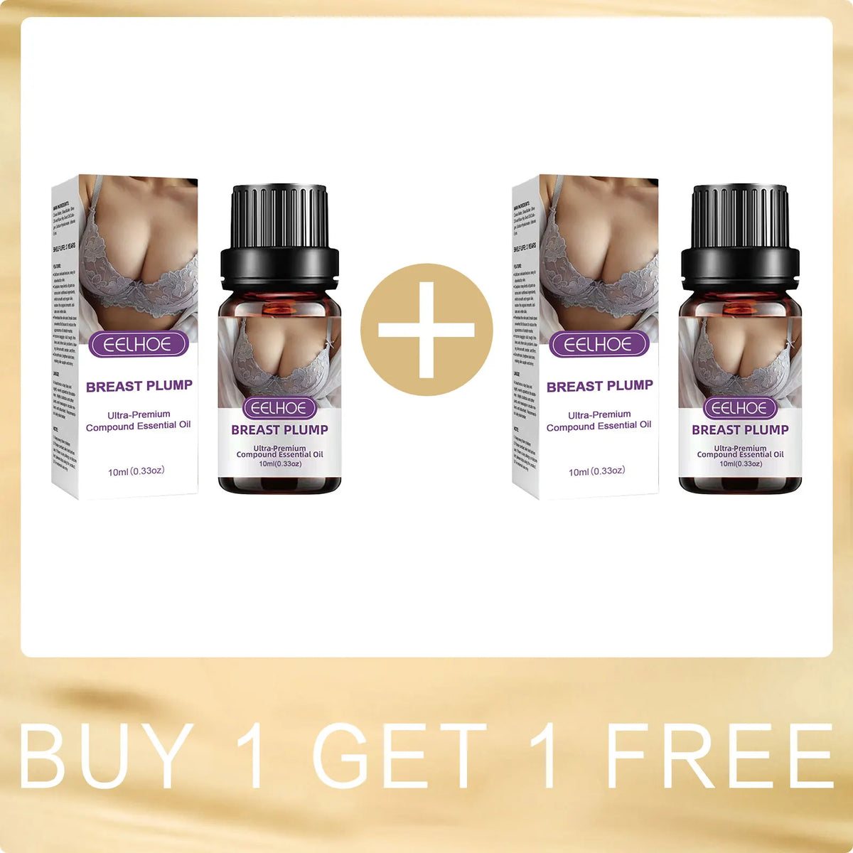EELHOE Breast Enlargement Oil Breast Growth Hormone Strengthen Skin Elasticity Moisturizing Skin Care Body Firming Massage Oil