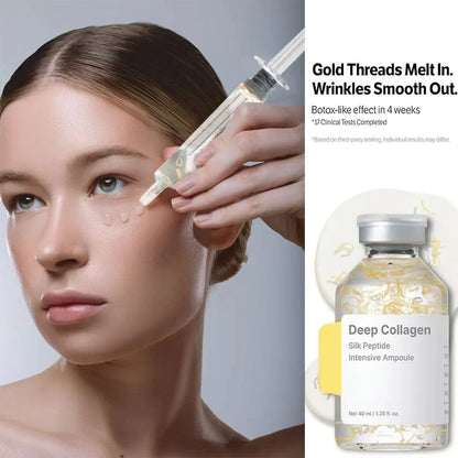 Silk Peptide Intensive Lifting Ampoule |Anti-Aging Serum For Face With Collagen &amp; 30 Peptide Complex  Skin Tightening &amp; Firming