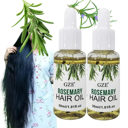 GZE Rosemary Oil For Hair Rosemary Scalp Hair Oil, All Type &amp; Texture | Straight, Waves &amp; Chemically Hairs Strengthens