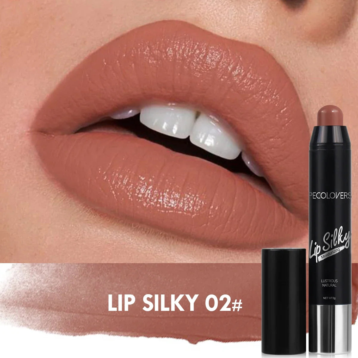 Matte Lipstick Pencil Waterproof Long Lasting Non-Stick Cup Lip Stain Tint Cosmetic Nude Lipstick Pen Makeup Maquillage