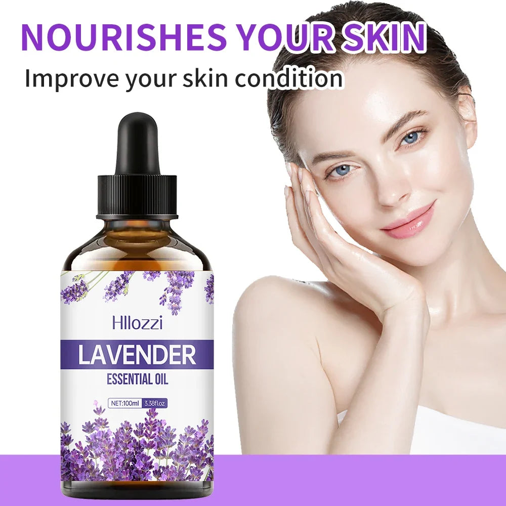 Lavender Essential Oil Facial And Body Skin Care Moisturizing And Hydrating Massage, Handmade DIY Candle And Soap Making