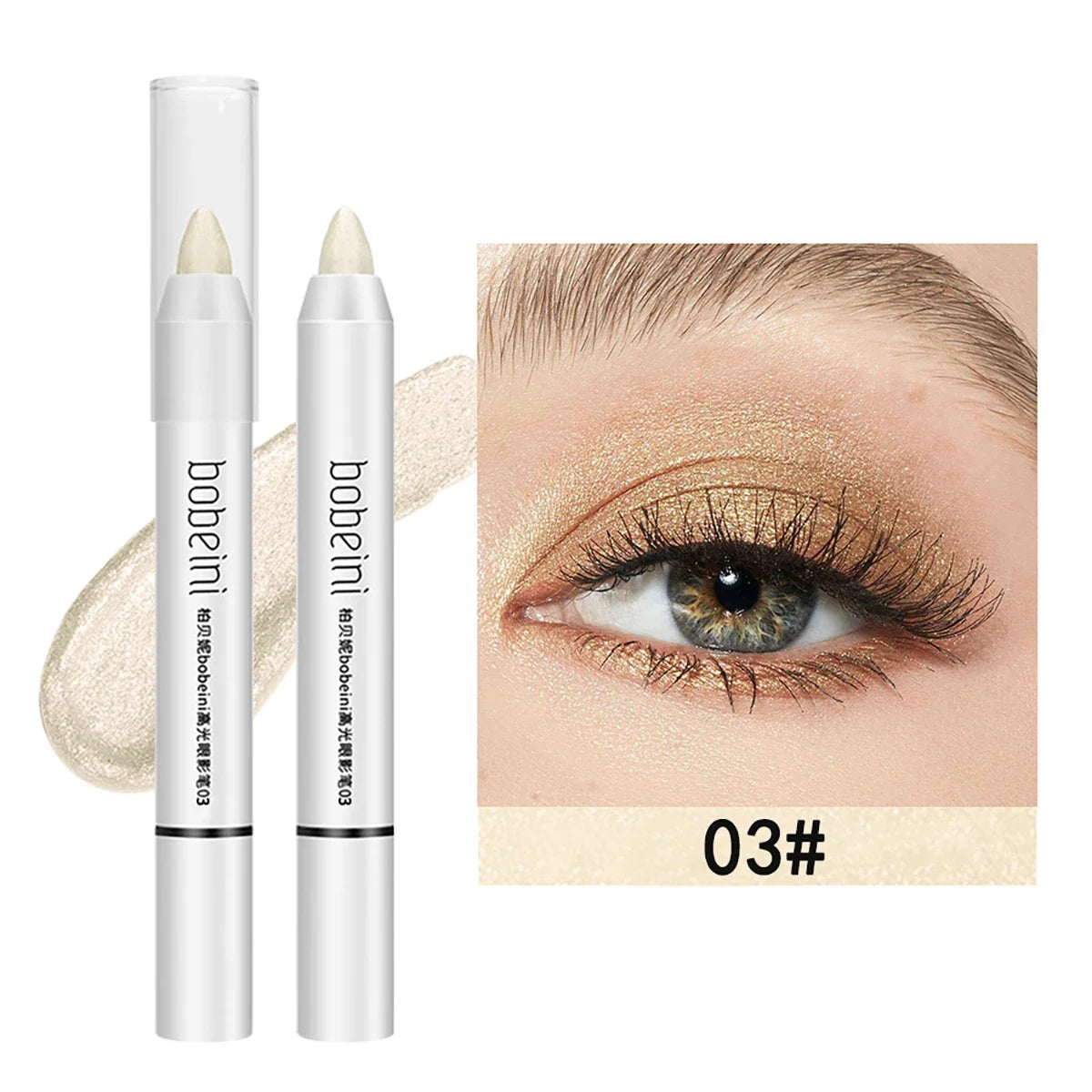 Highlighter,Brightening,Silkworm Pen,Pearlescent,Matte,Burst Eyeshadow Pencil,Makeup,Eye Makeup,Long-lasting Pearlescent Stick