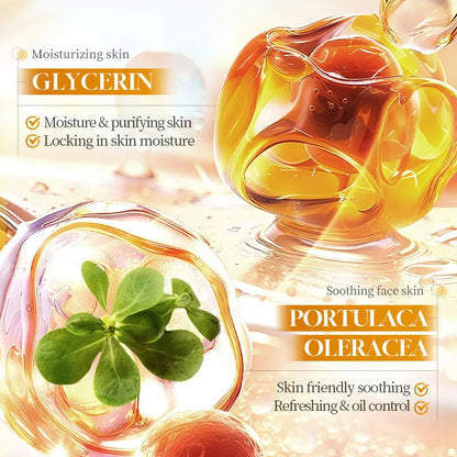 SADOER Gold Marigold Facial Cleanser Moisturizing Oil Control Anti Acne Deep Cleansing Anti-aigng Face Wash Foam Facial Cleanser