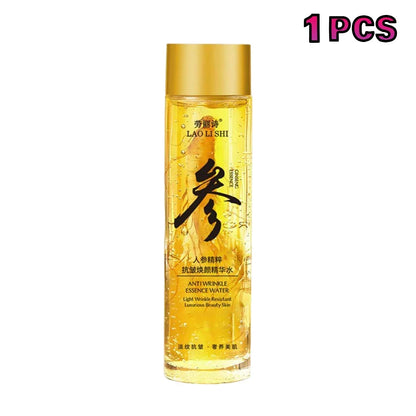 Ginseng Face Serum Lifting Firming Anti-aging Essential Oil Anti Wrinkle Fade Fine Line Nourishing Moisturizing Skin Care 120ml