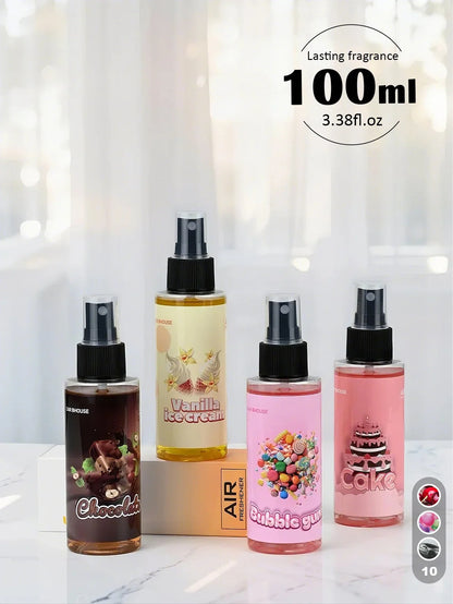 100ml/3.38oz 10 scents air freshener, quickly eliminate odors, long lasting fragrance, air fresh, suitable for home, car, gifts