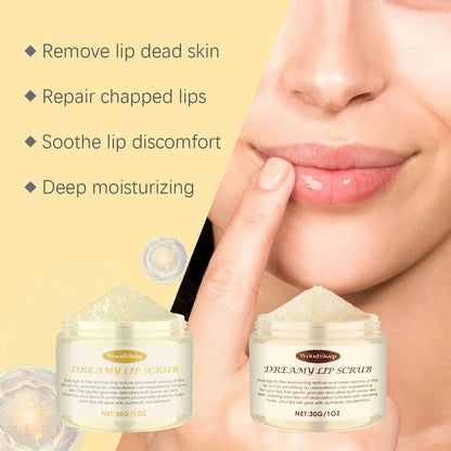 3 in1 Lip Scrub Mask Exfoliating Repairing Lighten Dry Cracked Lines Brighten Moisturizing Nourishing Beauty Plump Lip Treatment