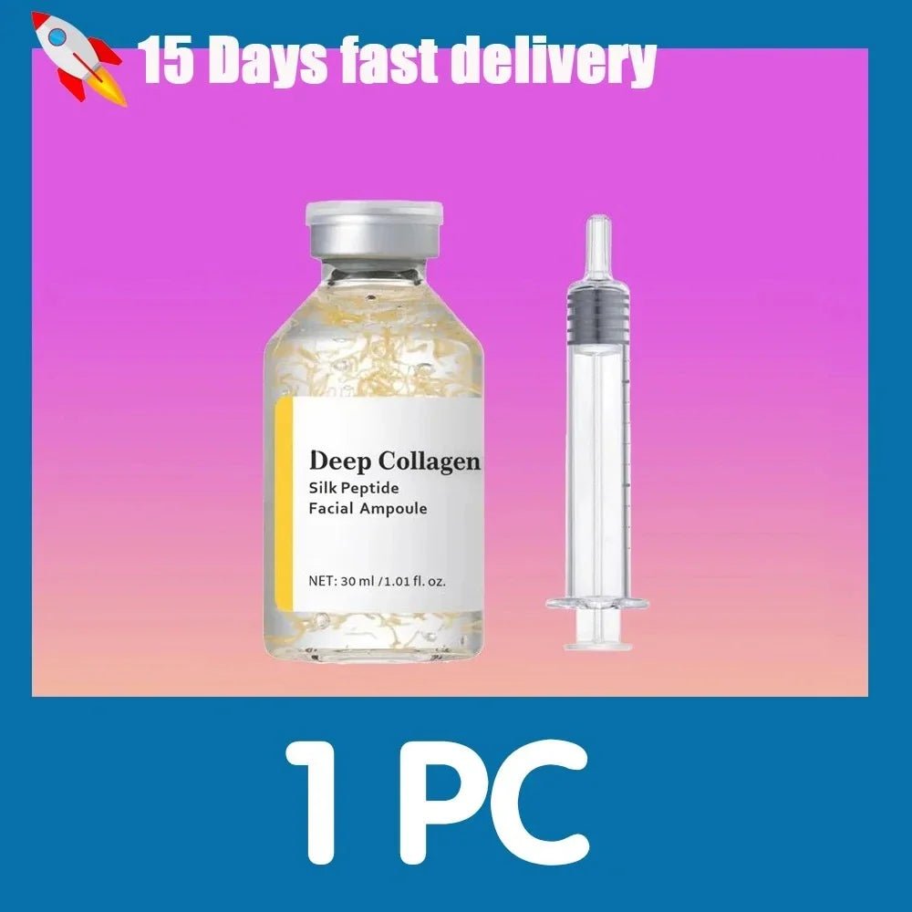 Silk Peptide Intensive Lifting Ampoule |Anti-Aging Serum For Face With Collagen &amp; 30 Peptide Complex  Skin Tightening &amp; Firming