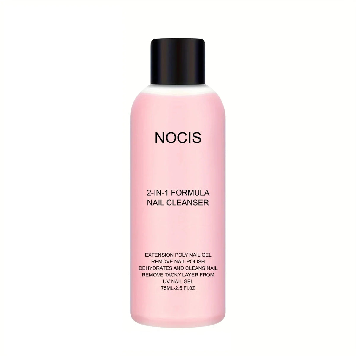 2in 1 Gel Cleanser for Nails &amp; Polish Remover, Professional Slip Solution for Poly Gel Nails for &amp; LED Gel, Anti-Stick Formula,
