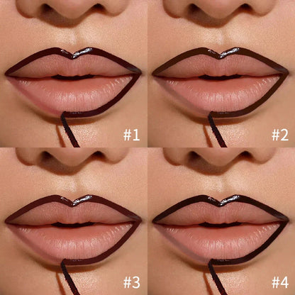 Lip Liner Pencil Peel Off Lip Stain Tattoo Long Wearing Matte Waterproof Smudge Proof Transfer Proof Lip Cosmetic For All Day