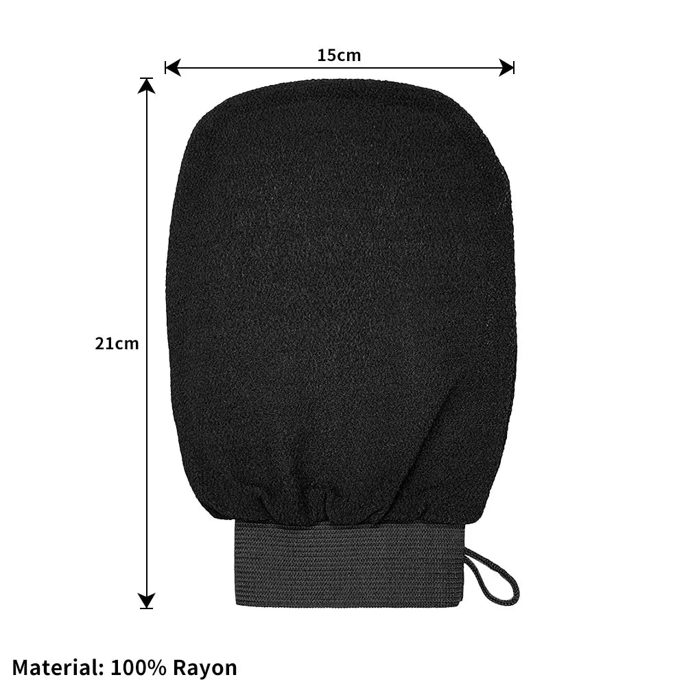 Moroccan Hammam Exfoliating Shower Gloves Painless Remove Dead Skin Scrub Body Korean Massage Mitt Bathroom Cleaning Gadget 1pc