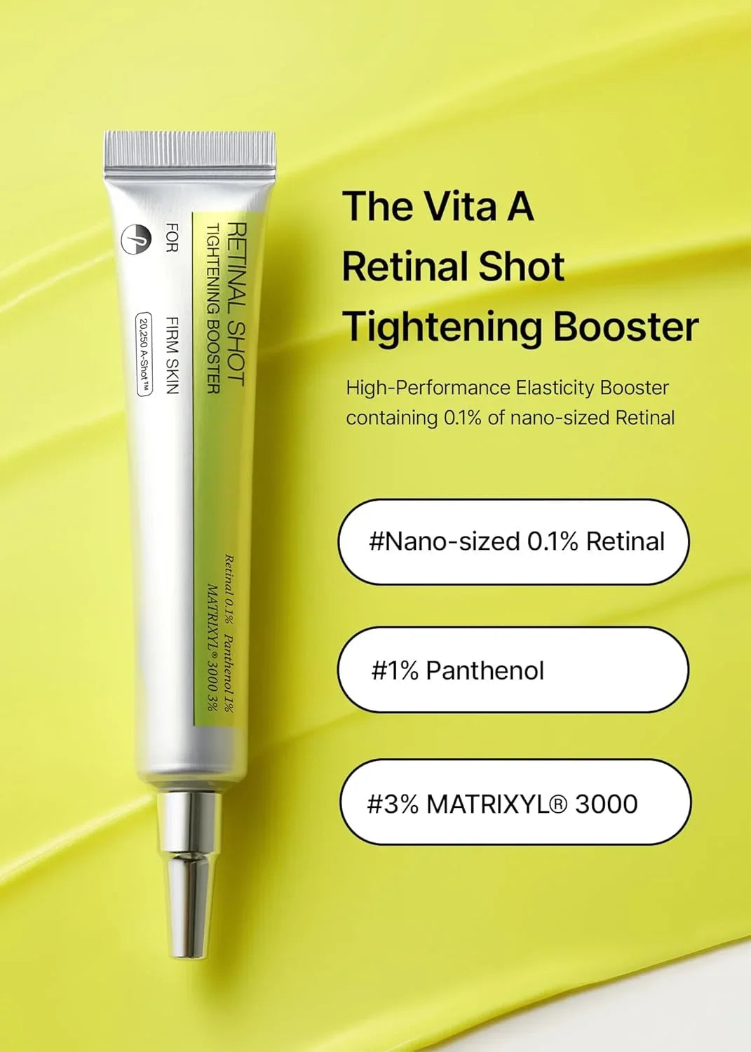 Korean Retinol Vitamin C Hydrating Shot Tightening Booster Face Cream Eye serum Lightening Dark Circles Firming Moisturizing