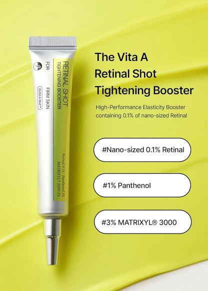 Korean Retinol Vitamin C Hydrating Shot Tightening Booster Face Cream Eye serum Lightening Dark Circles Firming Moisturizing