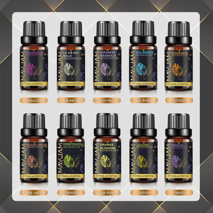 MAYJAM 10ml Aromatic Essential Oil Bubble Gum La Vie Est Belle D-Jadore White Musk Sea Breeze Baby Powder Long-lasting Scents