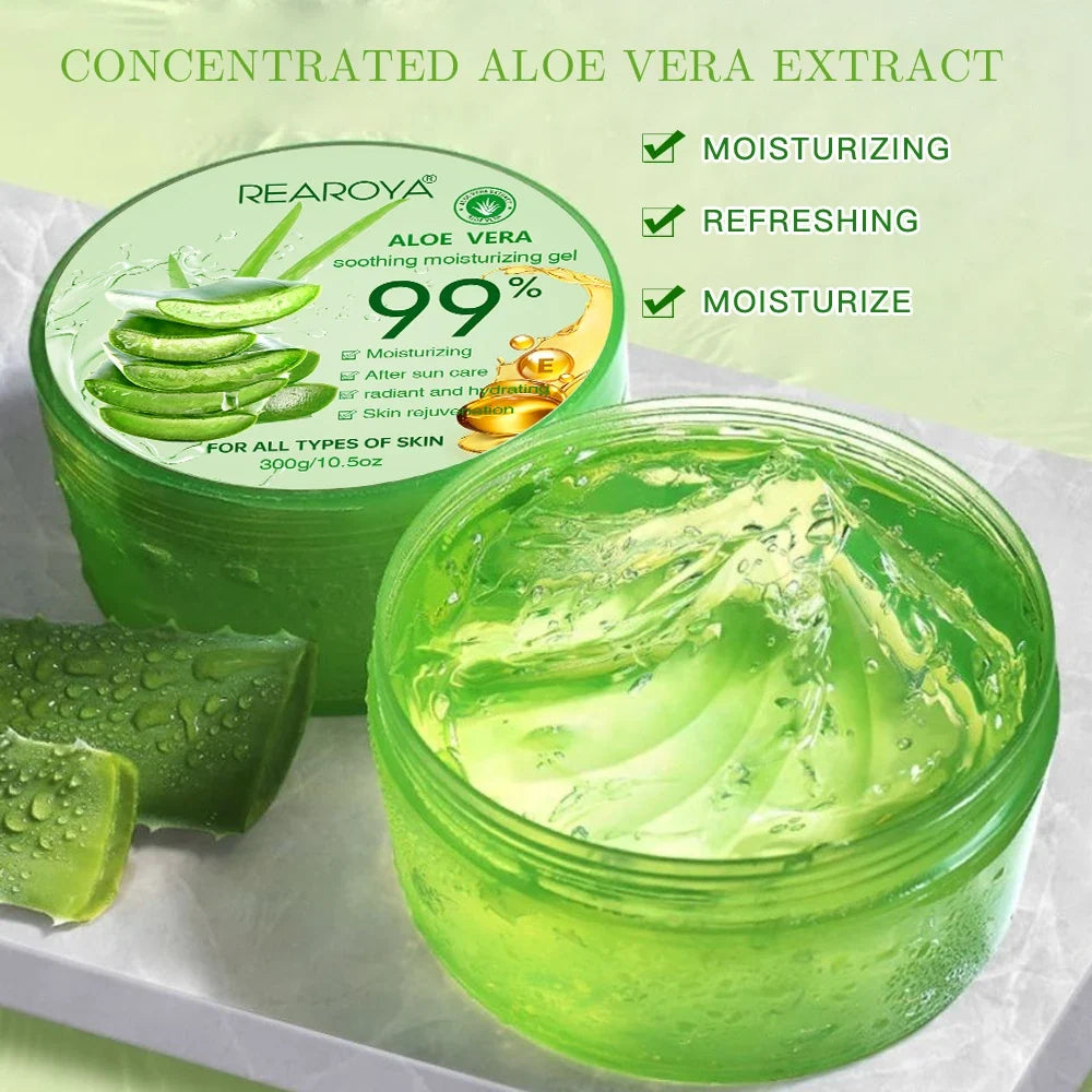 Products Face Moisturizing Aloe Vera Gel Cream Acne Treatment Face Cream Sun After Repair Sleeping Mask Face Care Skin Care Tool