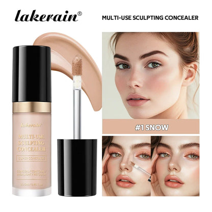 Waterproof Liquid Concealer Matte High Coverage Oil Control Cover Acne Dark Circles Foundation Modify Face Contouring Cosmetics