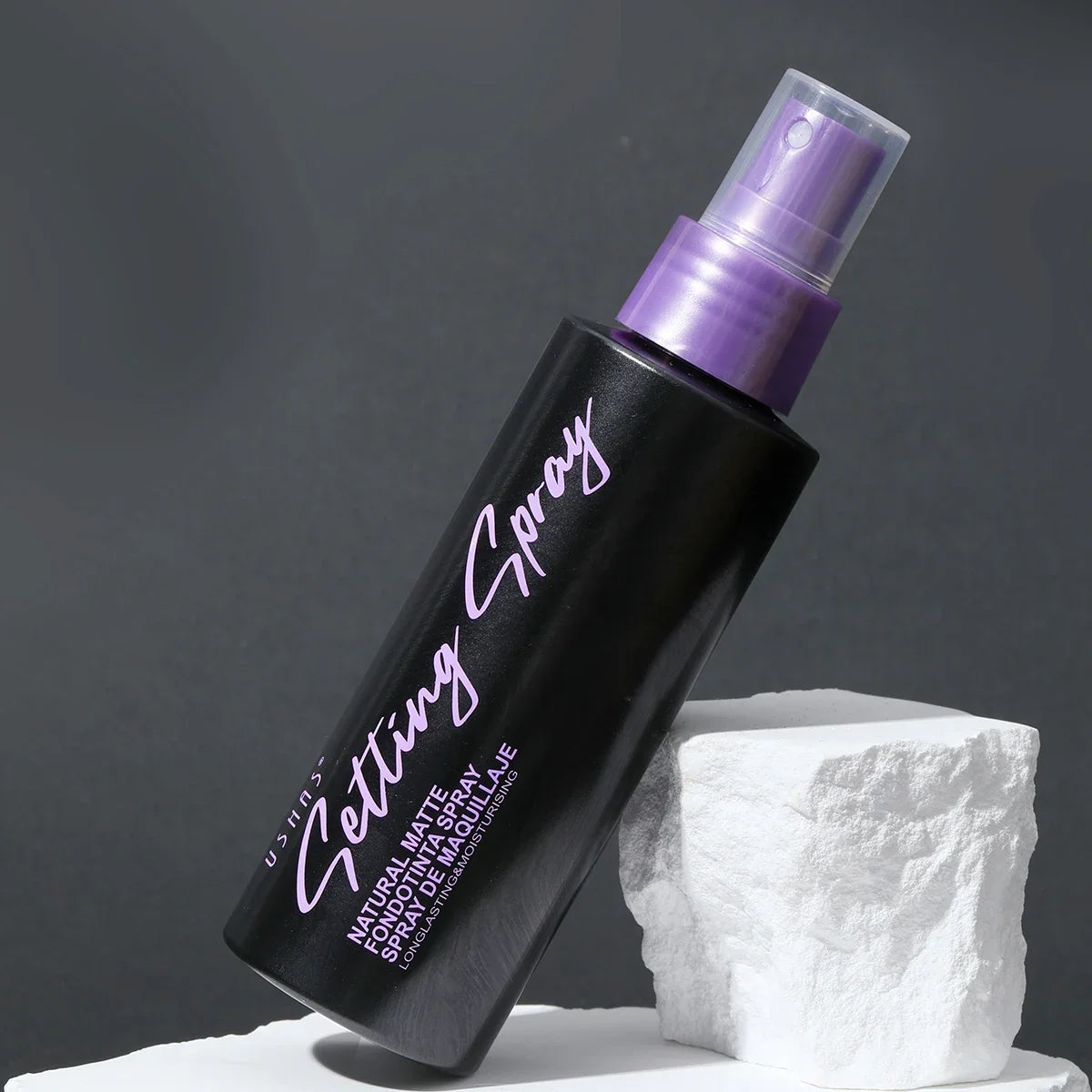 USHAS Waterproof Makeup Setting Spray LongLasting Oil Control Moisturizing Hydration Matte Non-Sticky Spray Foundation Fixer