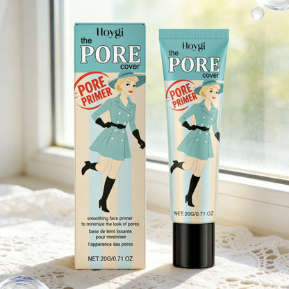 Hoygi Pore Primer Long Lasting Makeup Absorb Excess Oil Fine Texture Refresh Moisturizing Gentle Formula Smoothing Face Primer