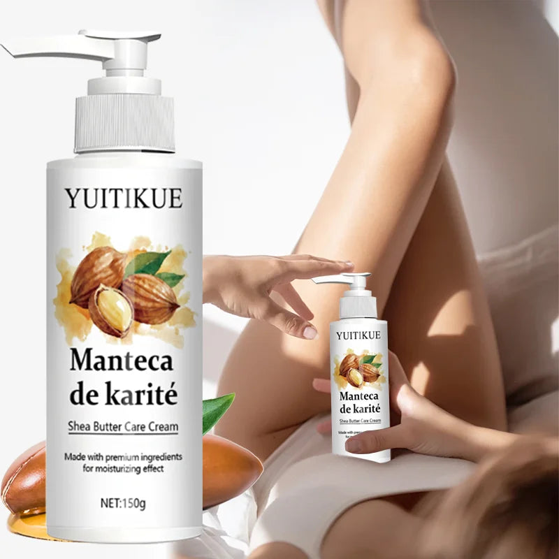 YUITIKUE Shea Butter Body Lotion 150g - Firming &amp; Moisturizing, Non-Greasy Fast Absorption, for Smooth &amp; Soft Skin